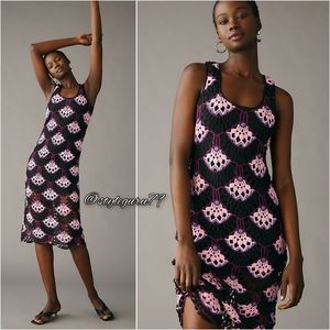 NWT, Anthropologie, Delfi Collective Sheer Lace Crochet Dress